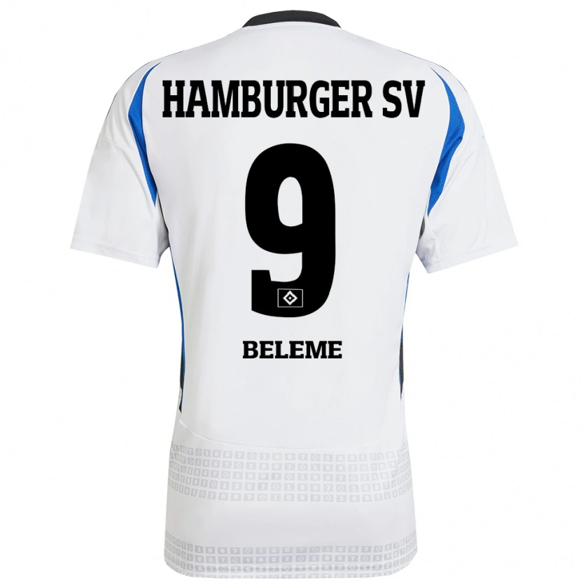 Danxen Herren Daouda Beleme #9 Weiß Blau Heimtrikot Trikot 2024/25 T-Shirt Schweiz