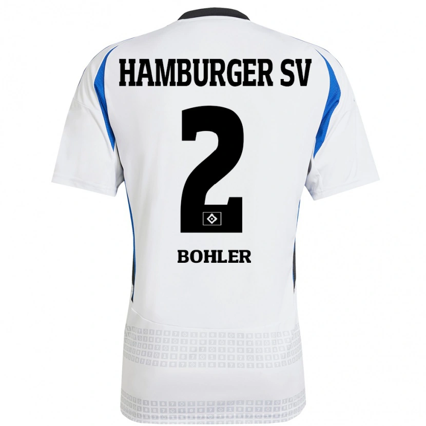 Danxen Herren Annaleen Böhler #2 Weiß Blau Heimtrikot Trikot 2024/25 T-Shirt Schweiz