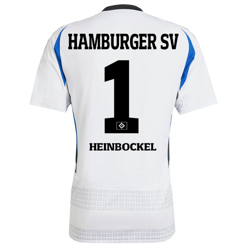 Danxen Herren Simon Heinbockel #1 Weiß Blau Heimtrikot Trikot 2024/25 T-Shirt Schweiz