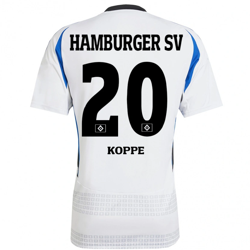 Danxen Herren Katharina Köppe #20 Weiß Blau Heimtrikot Trikot 2024/25 T-Shirt Schweiz