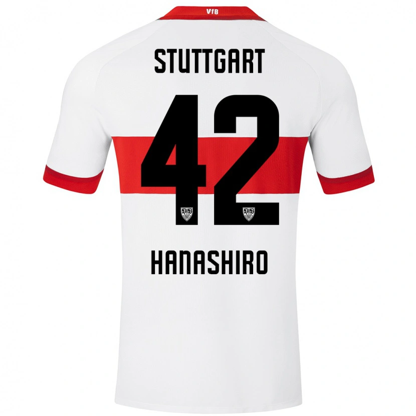 Danxen Herren Rinto Hanashiro #42 Weiß Rot Heimtrikot Trikot 2024/25 T-Shirt Schweiz