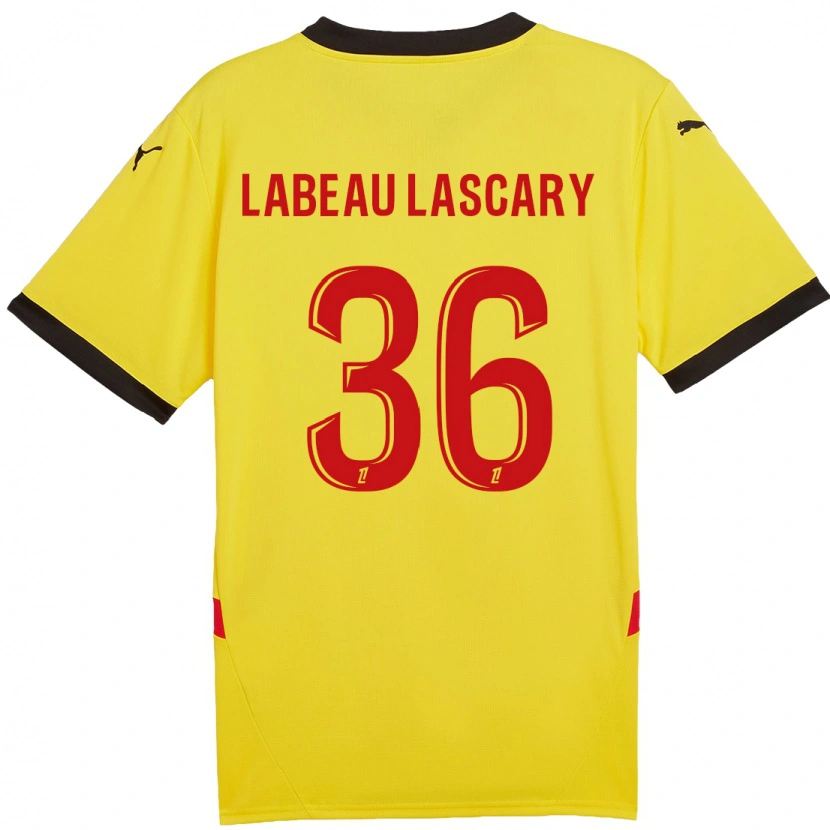 Danxen Herren Rémy Labeau Lascary #36 Gelb Rot Heimtrikot Trikot 2024/25 T-Shirt Schweiz
