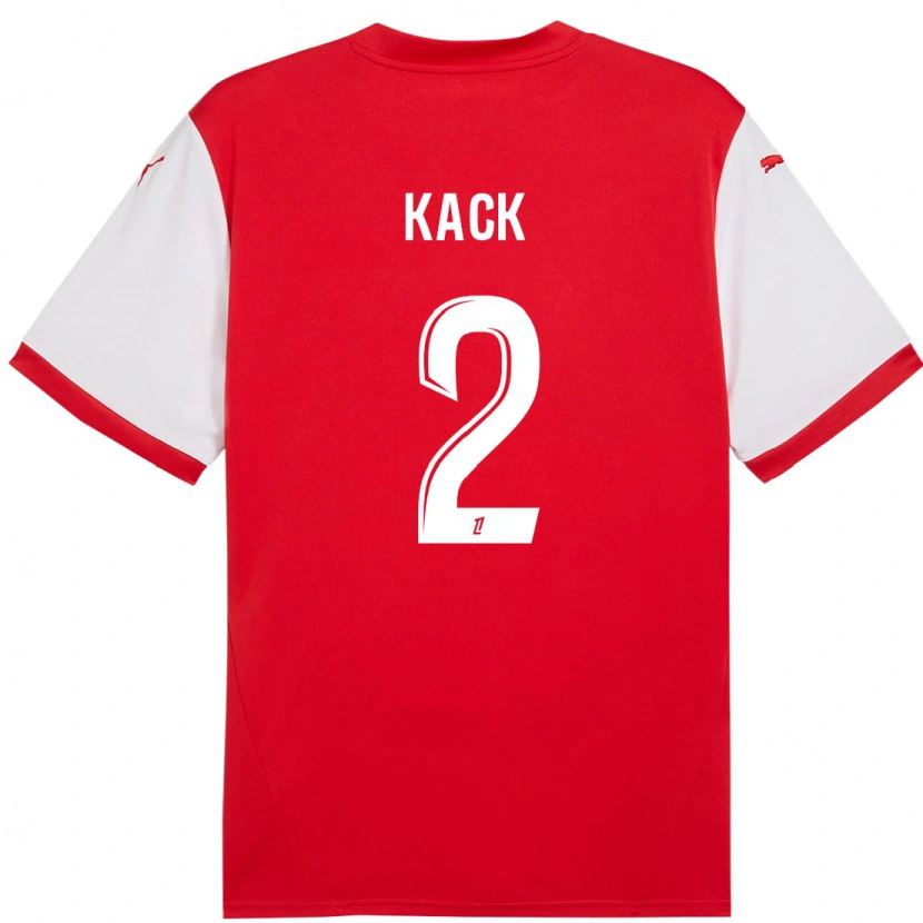 Danxen Herren Mathilde Kack #2 Rot Weiß Heimtrikot Trikot 2024/25 T-Shirt Schweiz