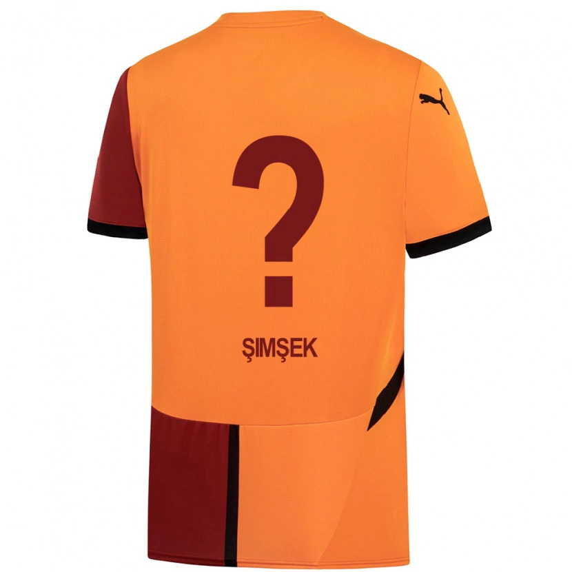 Danxen Herren Abdulsamet Şimşek #0 Gelb Rot Heimtrikot Trikot 2024/25 T-Shirt Schweiz