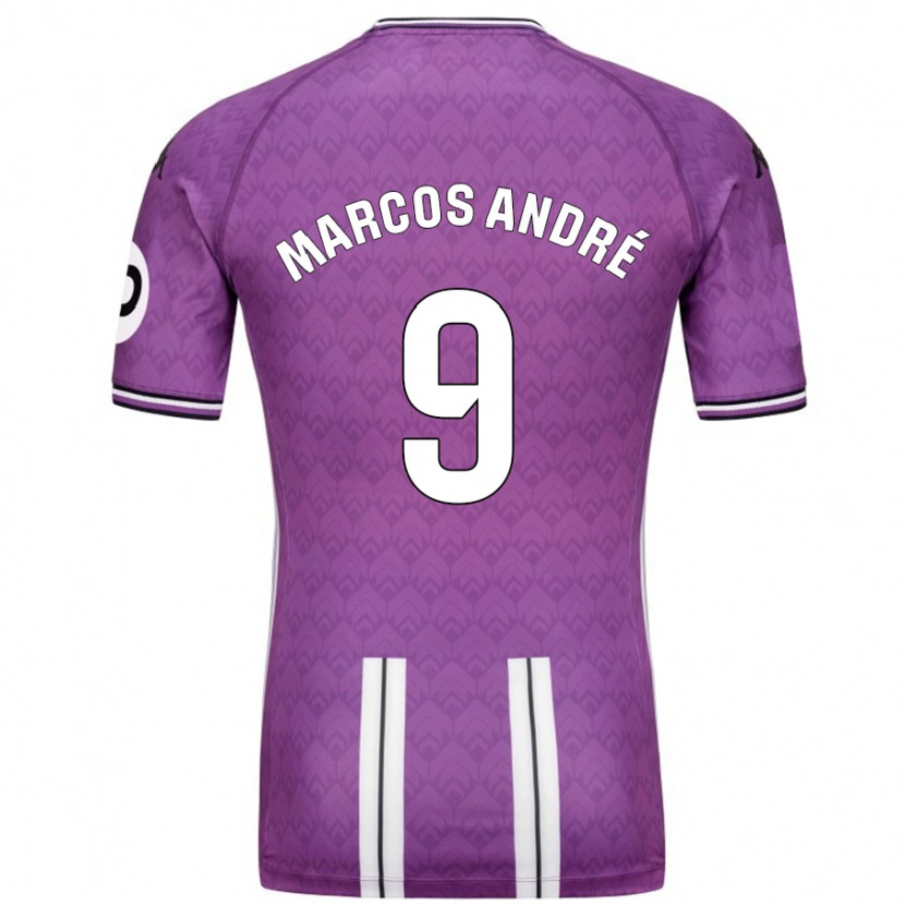 Danxen Herren Marcos André #9 Violett Weiß Heimtrikot Trikot 2024/25 T-Shirt Schweiz