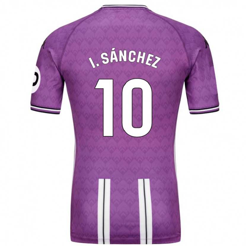 Danxen Herren Iván Sánchez #10 Violett Weiß Heimtrikot Trikot 2024/25 T-Shirt Schweiz