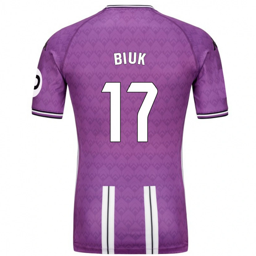 Danxen Herren Stipe Biuk #17 Violett Weiß Heimtrikot Trikot 2024/25 T-Shirt Schweiz