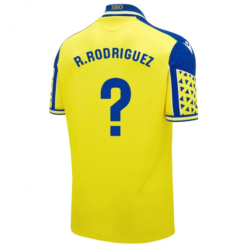 Danxen Herren Ramón Rodríguez #0 Gelb Blau Heimtrikot Trikot 2024/25 T-Shirt Schweiz