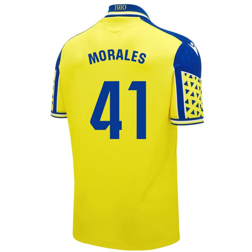 Danxen Herren Luis Morales #41 Gelb Blau Heimtrikot Trikot 2024/25 T-Shirt Schweiz