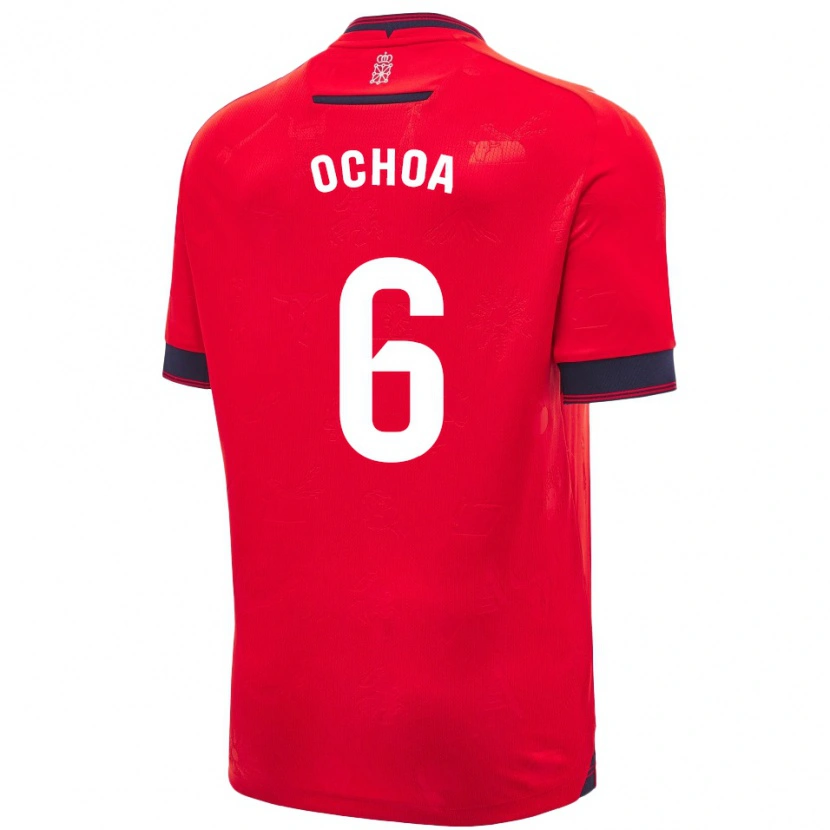 Danxen Herren Celia Ochoa Ibañez #6 Rot Weiß Heimtrikot Trikot 2024/25 T-Shirt Schweiz