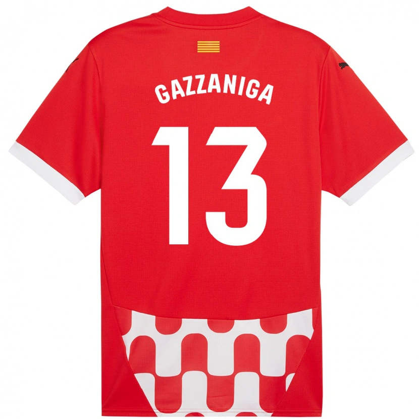 Danxen Herren Paulo Gazzaniga #13 Rot Weiß Heimtrikot Trikot 2024/25 T-Shirt Schweiz