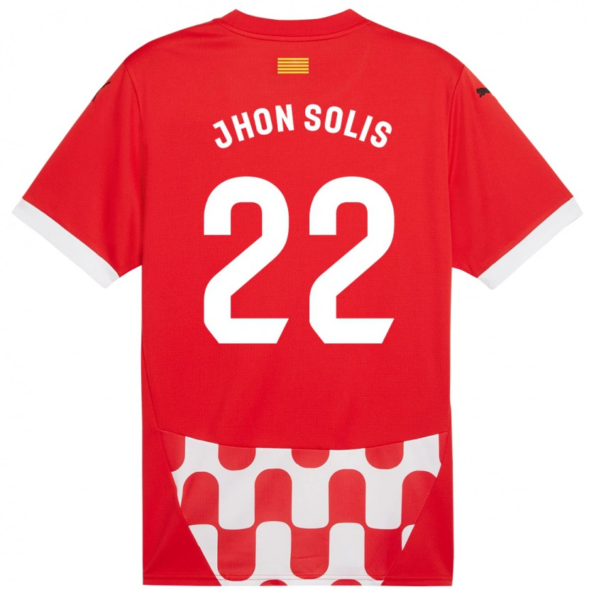 Danxen Herren Jhon Solís #22 Rot Weiß Heimtrikot Trikot 2024/25 T-Shirt Schweiz