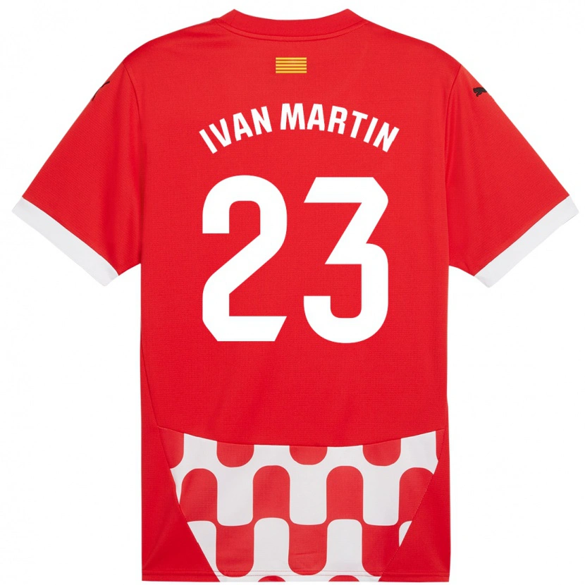 Danxen Herren Iván Martín #23 Rot Weiß Heimtrikot Trikot 2024/25 T-Shirt Schweiz
