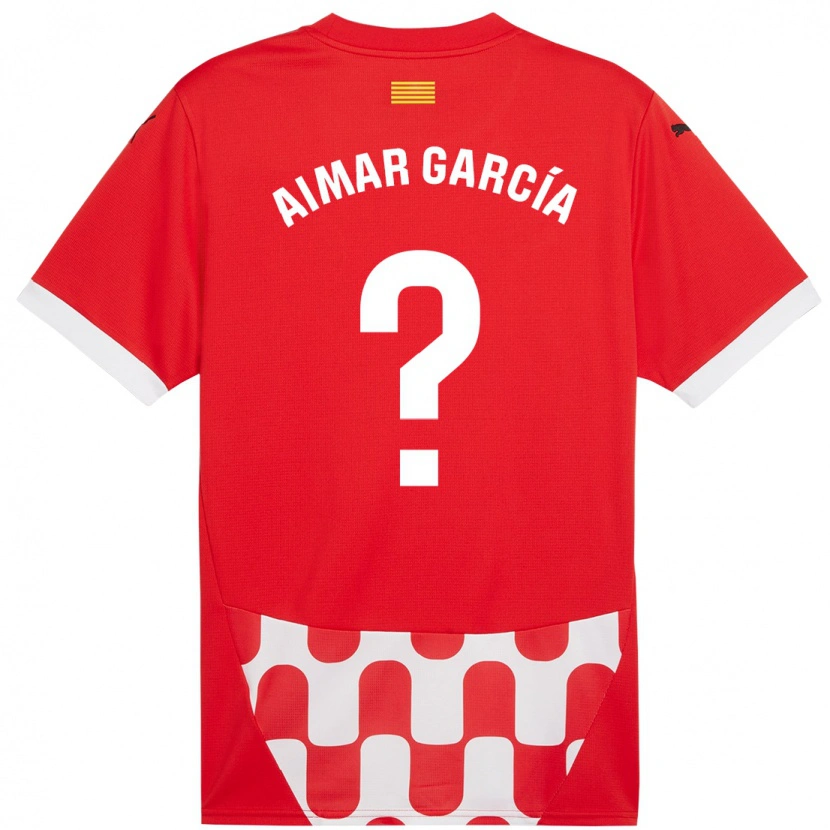 Danxen Herren Aimar García #0 Rot Weiß Heimtrikot Trikot 2024/25 T-Shirt Schweiz