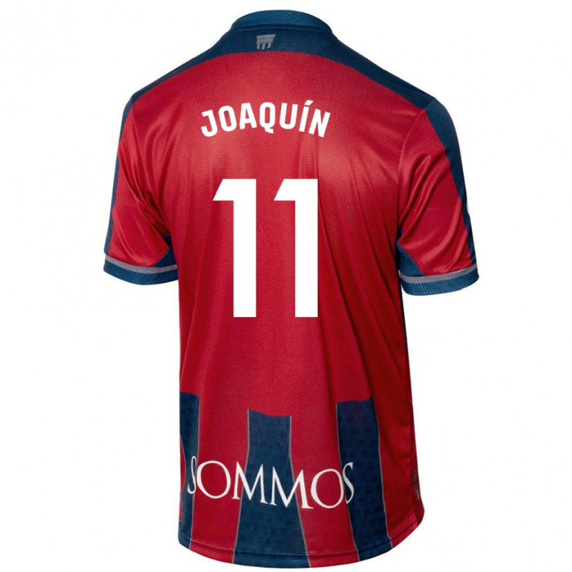 Danxen Herren Joaquín Muñoz #11 Rot Blau Heimtrikot Trikot 2024/25 T-Shirt Schweiz