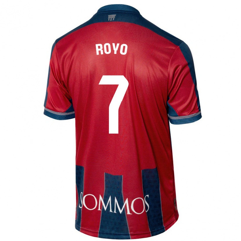 Danxen Herren Laura Royo #7 Rot Blau Heimtrikot Trikot 2024/25 T-Shirt Schweiz