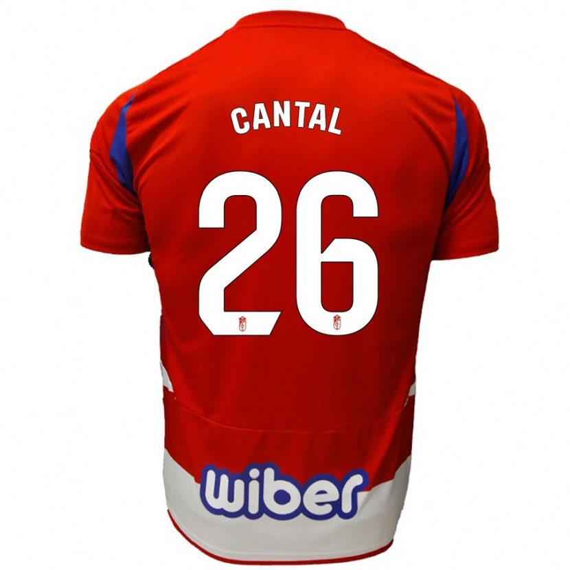 Danxen Herren Paco Cantal #26 Rot Weiß Blau Heimtrikot Trikot 2024/25 T-Shirt Schweiz