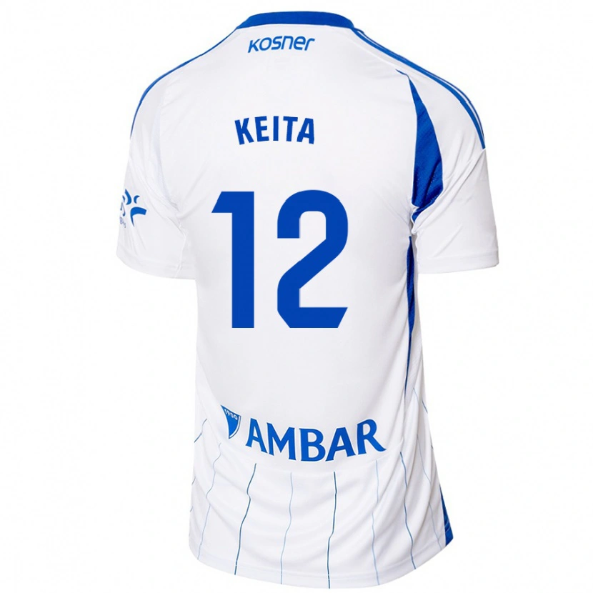 Danxen Herren Lassine Keita #12 Rot Weiß Heimtrikot Trikot 2024/25 T-Shirt Schweiz