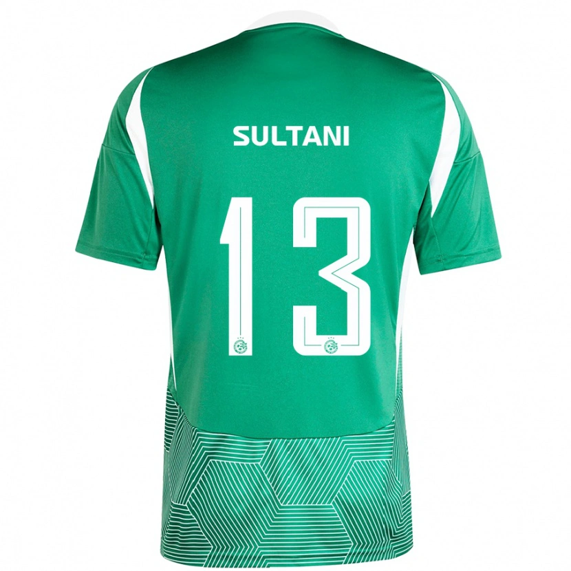 Danxen Herren Tomás Sultani #13 Grün Weiß Heimtrikot Trikot 2024/25 T-Shirt Schweiz
