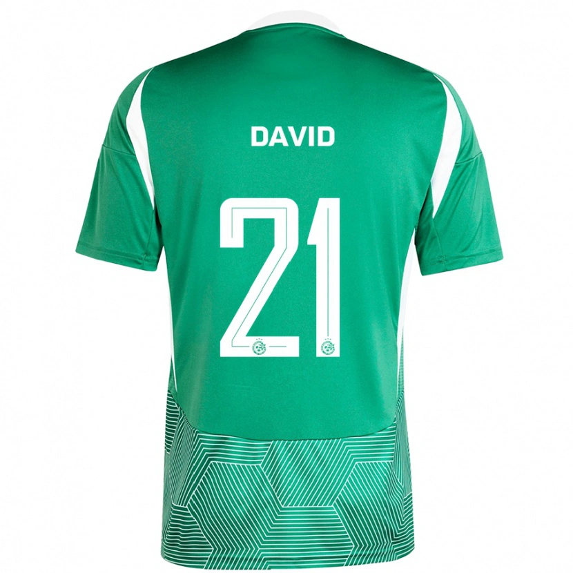 Danxen Herren Dean David #21 Grün Weiß Heimtrikot Trikot 2024/25 T-Shirt Schweiz