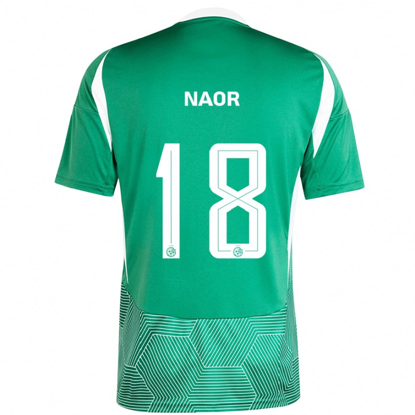 Danxen Herren Goni Naor #18 Grün Weiß Heimtrikot Trikot 2024/25 T-Shirt Schweiz