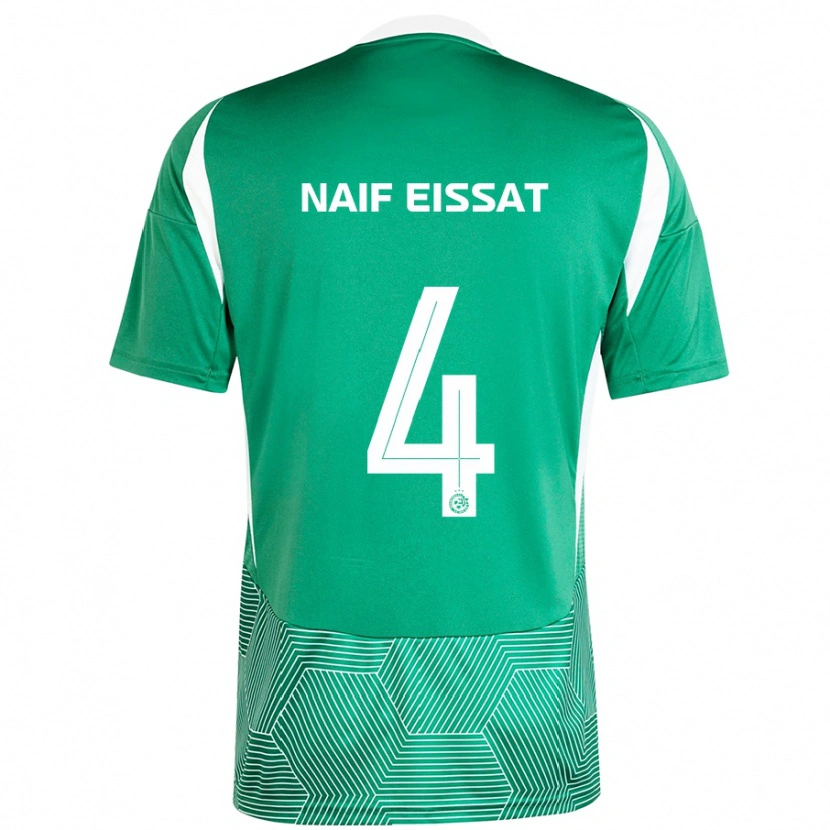 Danxen Herren Lisav Naif Eissat #4 Grün Weiß Heimtrikot Trikot 2024/25 T-Shirt Schweiz