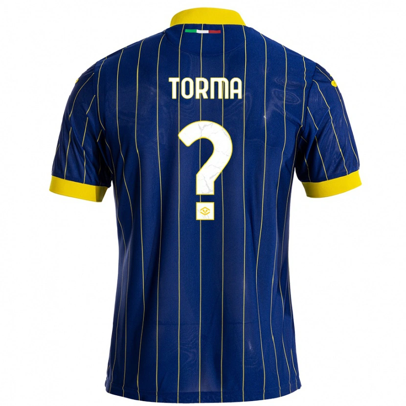 Danxen Herren Salvatore Torma #0 Blau Gelb Heimtrikot Trikot 2024/25 T-Shirt Schweiz