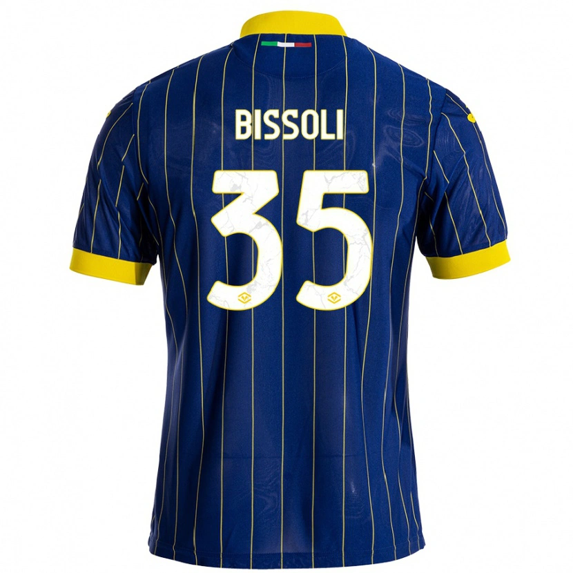 Danxen Herren Noemí Bissoli #35 Blau Gelb Heimtrikot Trikot 2024/25 T-Shirt Schweiz