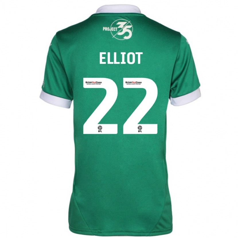 Danxen Herren Emily Elliot #22 Grün Weiß Heimtrikot Trikot 2024/25 T-Shirt Schweiz
