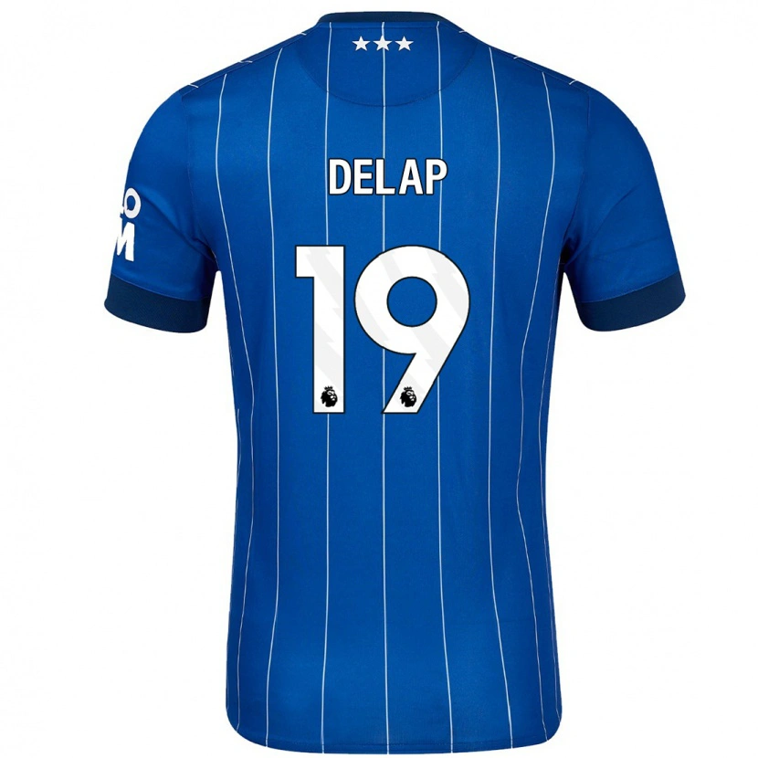 Danxen Herren Liam Delap #19 Marineblau Heimtrikot Trikot 2024/25 T-Shirt Schweiz