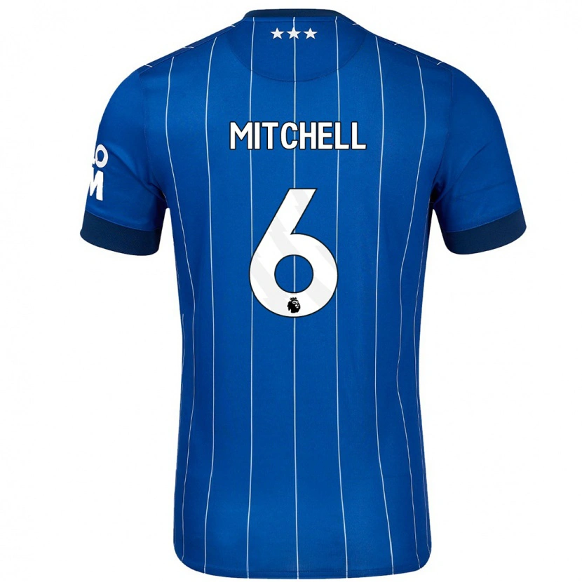 Danxen Herren Leah Mitchell #6 Marineblau Heimtrikot Trikot 2024/25 T-Shirt Schweiz