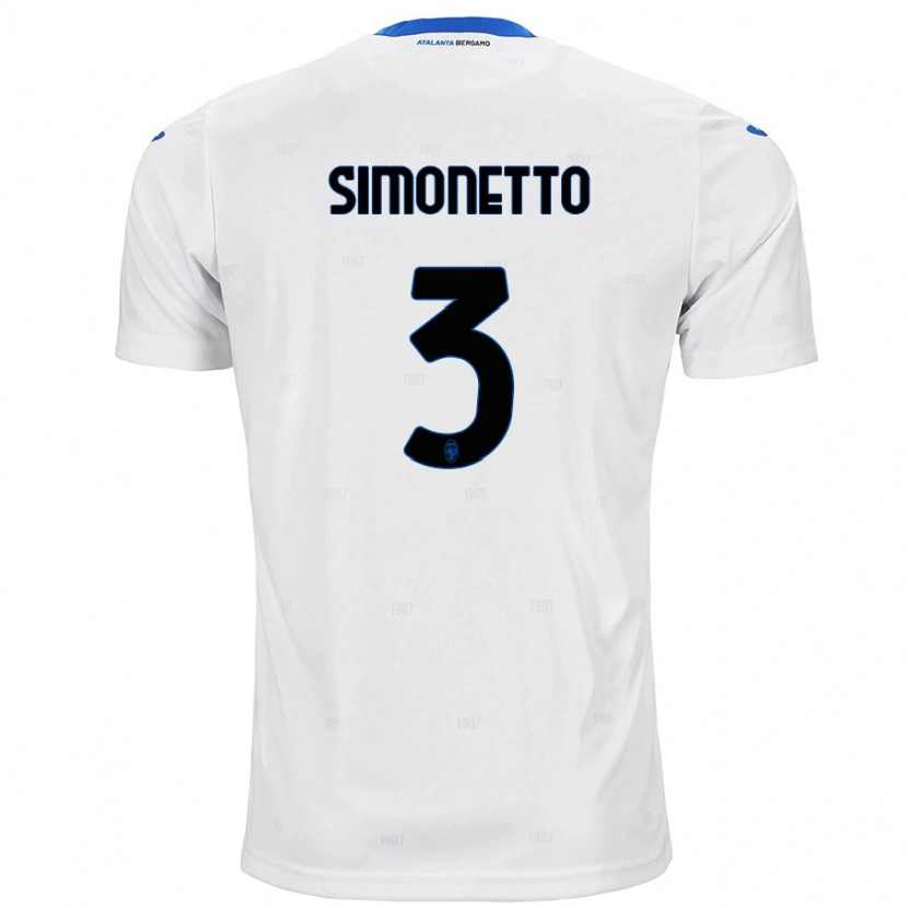 Danxen Herren Federico Simonetto #3 Weiß Auswärtstrikot Trikot 2024/25 T-Shirt Schweiz