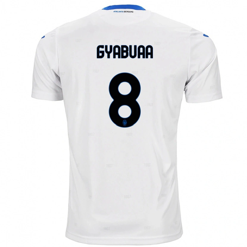 Danxen Herren Emmanuel Gyabuaa #8 Weiß Auswärtstrikot Trikot 2024/25 T-Shirt Schweiz