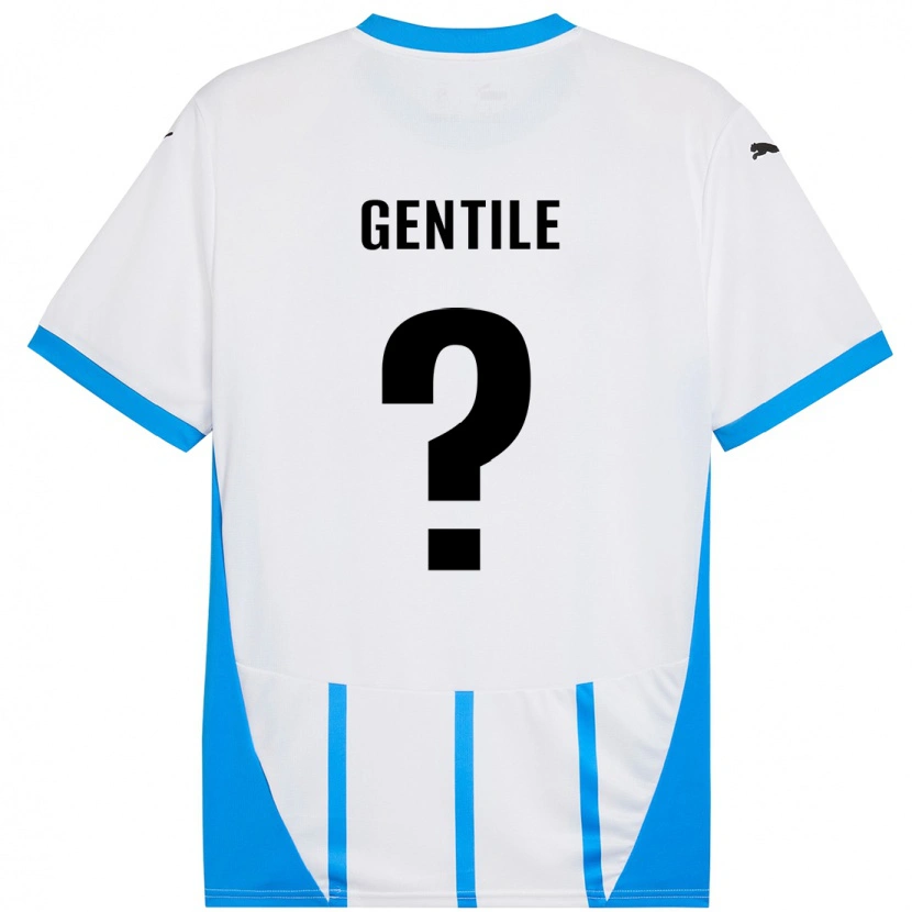 Danxen Herren Raffaele Gentile #0 Weiß Blau Auswärtstrikot Trikot 2024/25 T-Shirt Schweiz