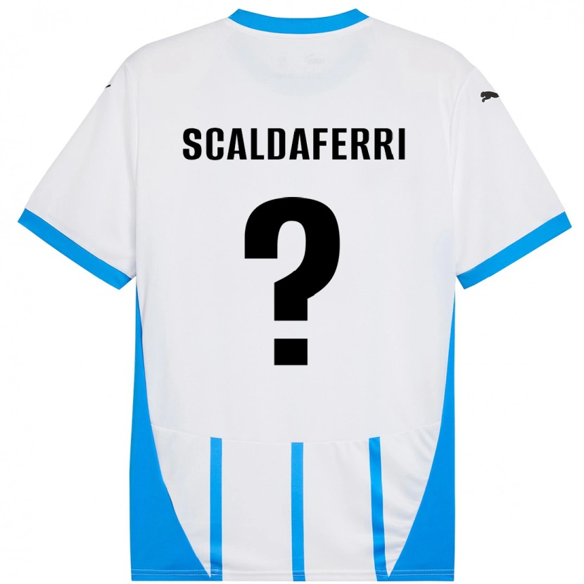 Danxen Herren Andrea Scaldaferri #0 Weiß Blau Auswärtstrikot Trikot 2024/25 T-Shirt Schweiz