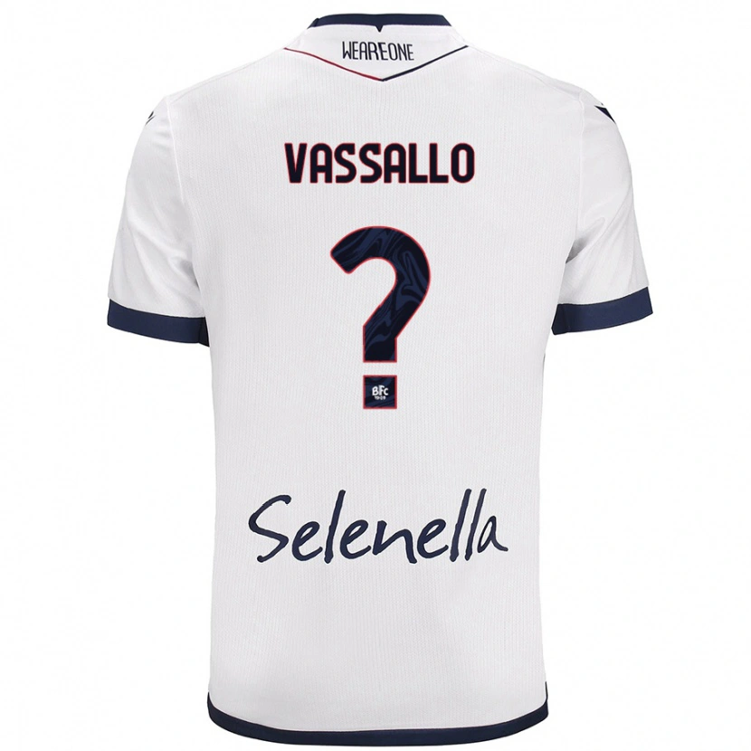 Danxen Herren Giacomo Vassallo #0 Weiß Königsblau Auswärtstrikot Trikot 2024/25 T-Shirt Schweiz