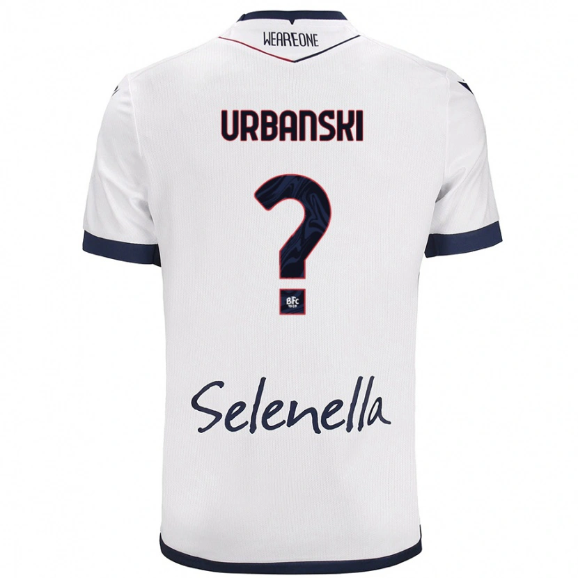 Danxen Herren Dominik Urbanski #0 Weiß Königsblau Auswärtstrikot Trikot 2024/25 T-Shirt Schweiz