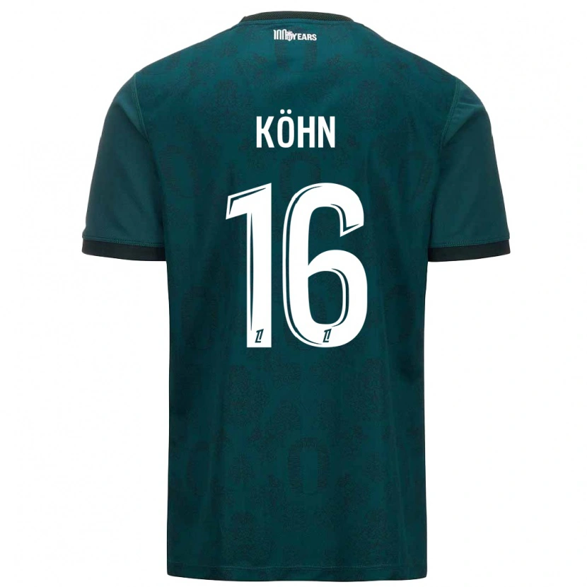 Danxen Herren Philipp Köhn #16 Dunkelgrün Auswärtstrikot Trikot 2024/25 T-Shirt Schweiz