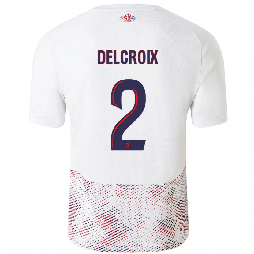Danxen Herren Céleste Delcroix #2 Weiß Königsblau Auswärtstrikot Trikot 2024/25 T-Shirt Schweiz