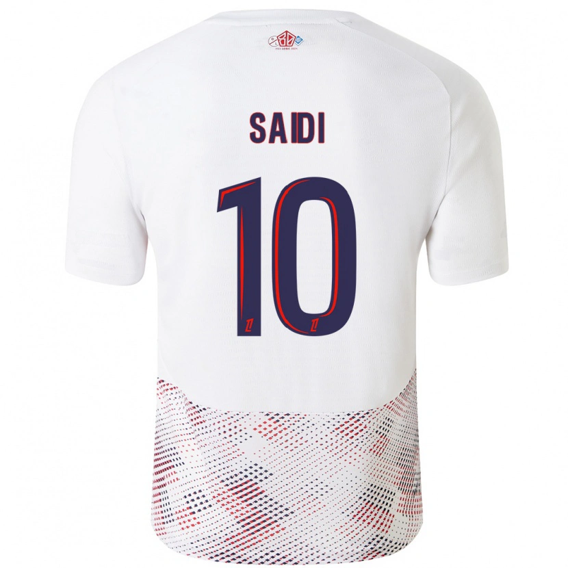 Danxen Herren Rachel Saidi #10 Weiß Königsblau Auswärtstrikot Trikot 2024/25 T-Shirt Schweiz