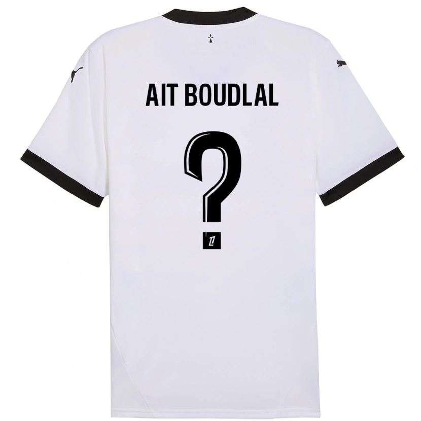 Danxen Herren Abdelhamid Ait Boudlal #0 Weiß Schwarz Auswärtstrikot Trikot 2024/25 T-Shirt Schweiz