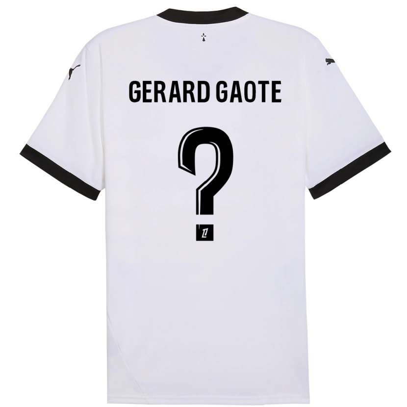 Danxen Herren Steven Gerard Gaote #0 Weiß Schwarz Auswärtstrikot Trikot 2024/25 T-Shirt Schweiz