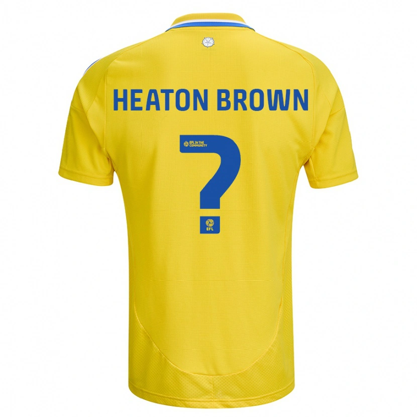 Danxen Herren Heaton Brown #0 Gelb Blau Auswärtstrikot Trikot 2024/25 T-Shirt Schweiz