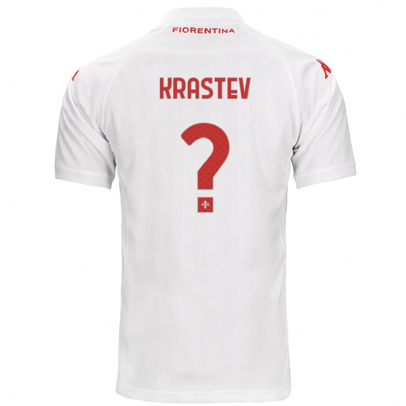 Danxen Herren Dimo Krastev #0 Weiß Auswärtstrikot Trikot 2024/25 T-Shirt Schweiz