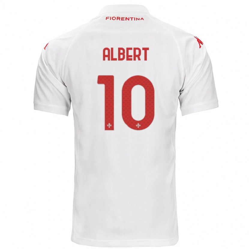 Danxen Herren Albert Gudmundsson #10 Weiß Auswärtstrikot Trikot 2024/25 T-Shirt Schweiz