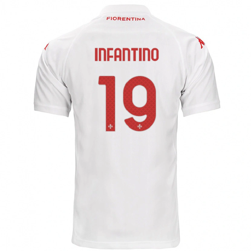 Danxen Herren Gino Infantino #19 Weiß Auswärtstrikot Trikot 2024/25 T-Shirt Schweiz