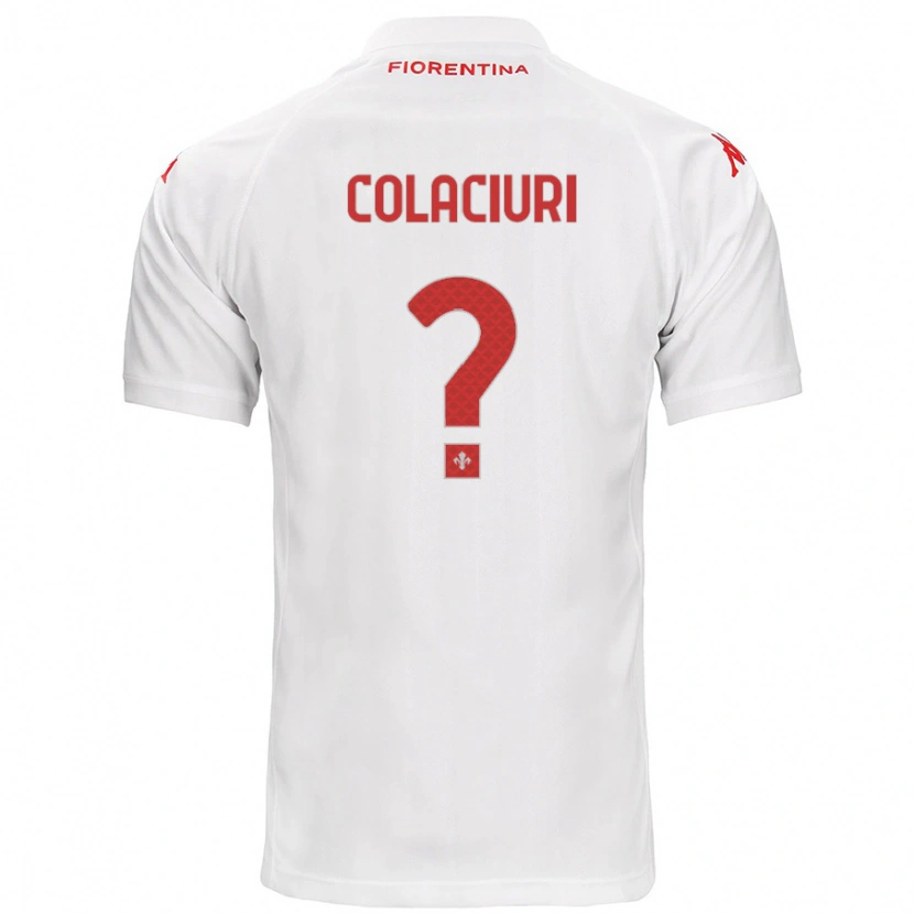 Danxen Herren Gabriele Colaciuri #0 Weiß Auswärtstrikot Trikot 2024/25 T-Shirt Schweiz