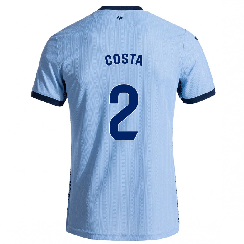Danxen Herren Logan Costa #2 Himmelblau Auswärtstrikot Trikot 2024/25 T-Shirt Schweiz