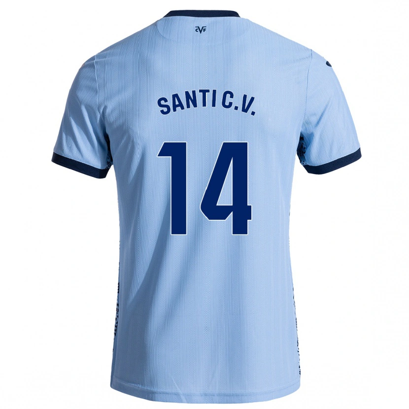Danxen Herren Santi Comesaña #14 Himmelblau Auswärtstrikot Trikot 2024/25 T-Shirt Schweiz