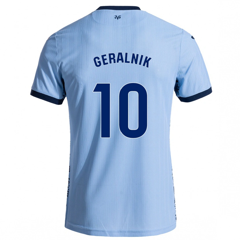 Danxen Herren Tiago Geralnik #10 Himmelblau Auswärtstrikot Trikot 2024/25 T-Shirt Schweiz